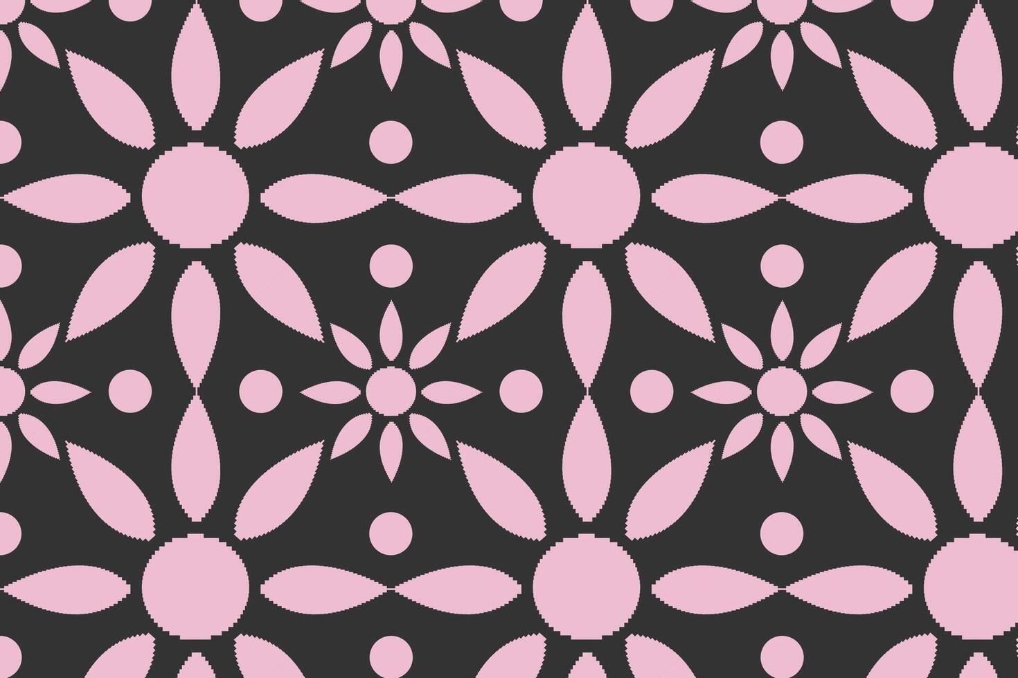 Floral seamless pattern design for tiles, wallpaper, wrapping paper, fabric and texture interior background vector