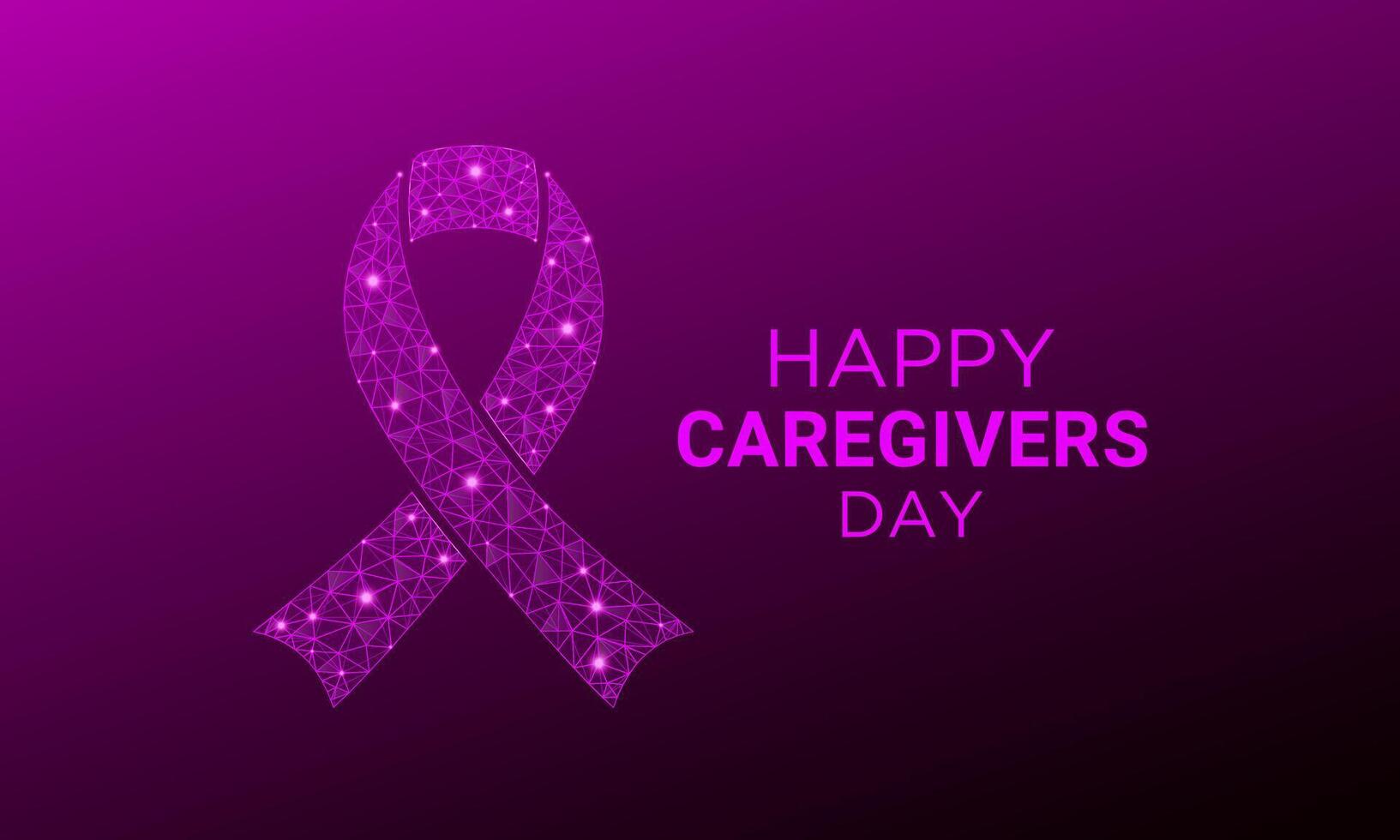 National caregivers day is observed every year on the 16th February. Health and Medical Awareness Vector template for banner, card, poster and background design. Vector illustration.