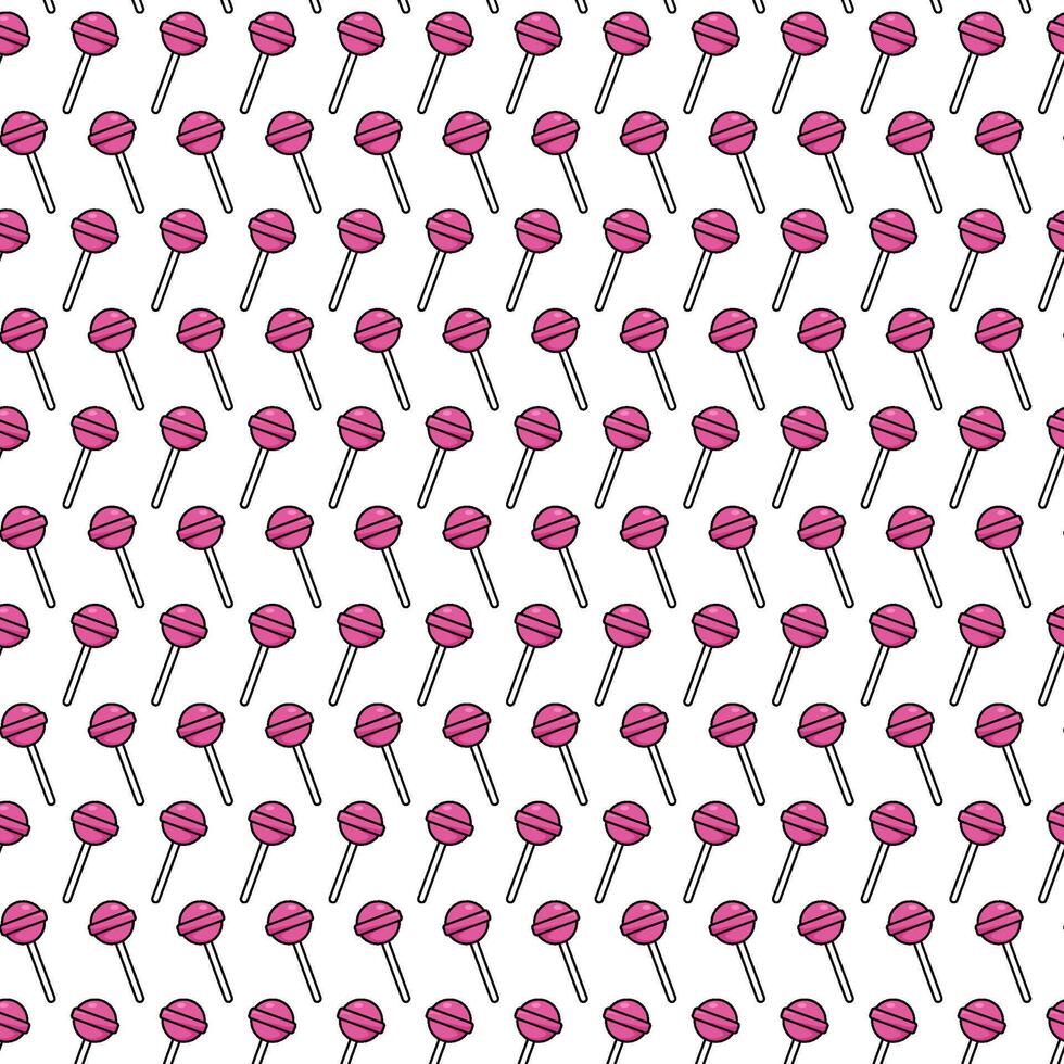 Lollipop pattern background. Lollipop candy Pattern. Candy pattern background. sweet candy pattern background. bonbon, candy kids food, lollipop. vector