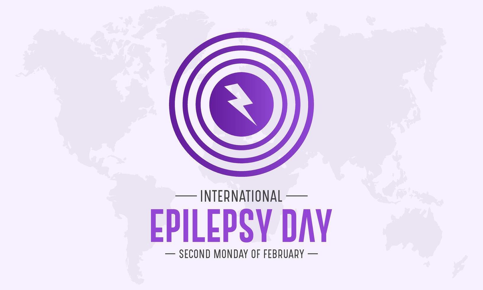 International Epilepsy Day is observed every year in February 12. Vector illustration on the theme of International Epilepsy Day. Template for banner, greeting card, poster with background.