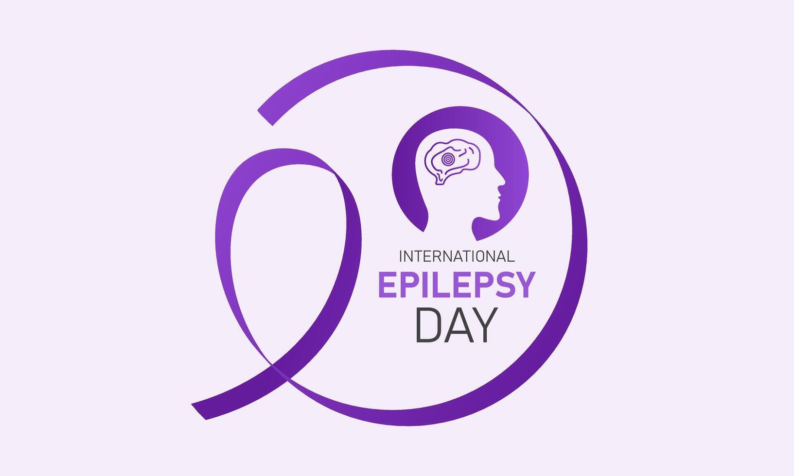 International Epilepsy Day is observed every year in February 12. Vector illustration on the theme of International Epilepsy Day. Template for banner, greeting card, poster with background.