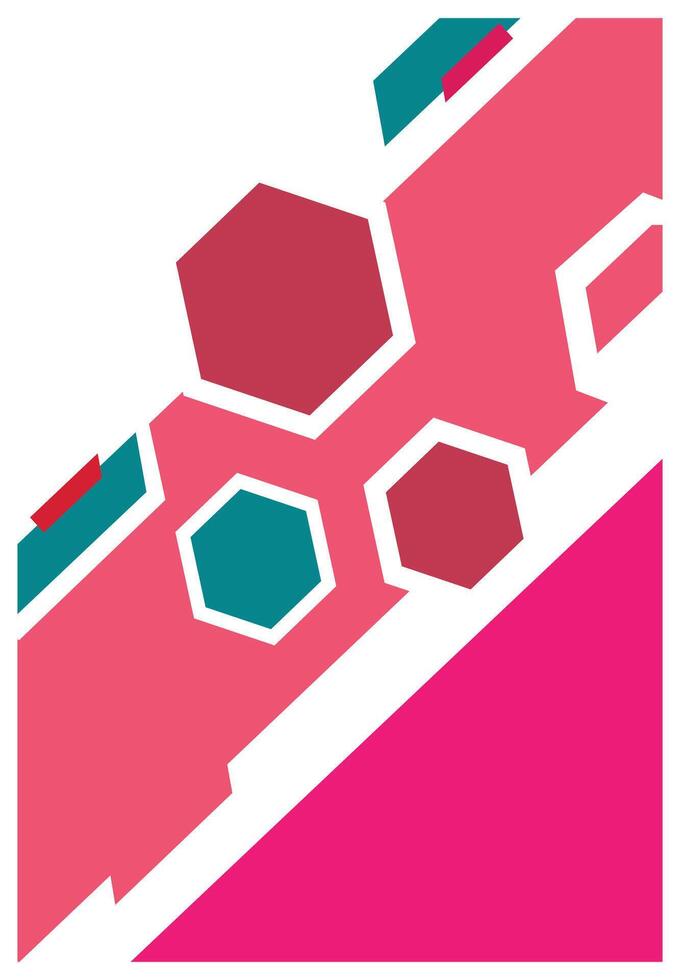 Abstract geometric background in pink and blue colors. Vector illustration for your design. background, backdrop, banner, template, book cover. Background design elements