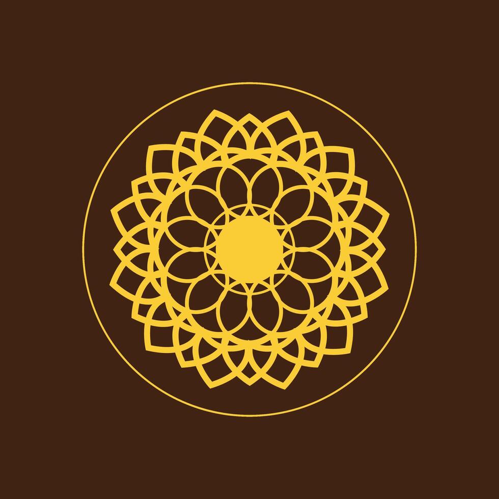 luxury mandala design vector