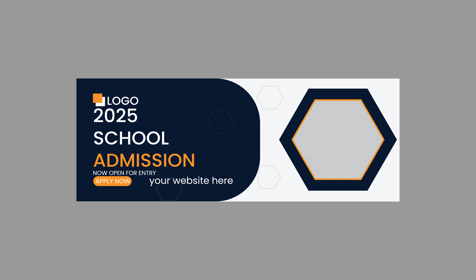 KIDS SCHOOL ADMISSION WEB BANNER DESIGN TEMPLATE 37489091 Vector Art at ...