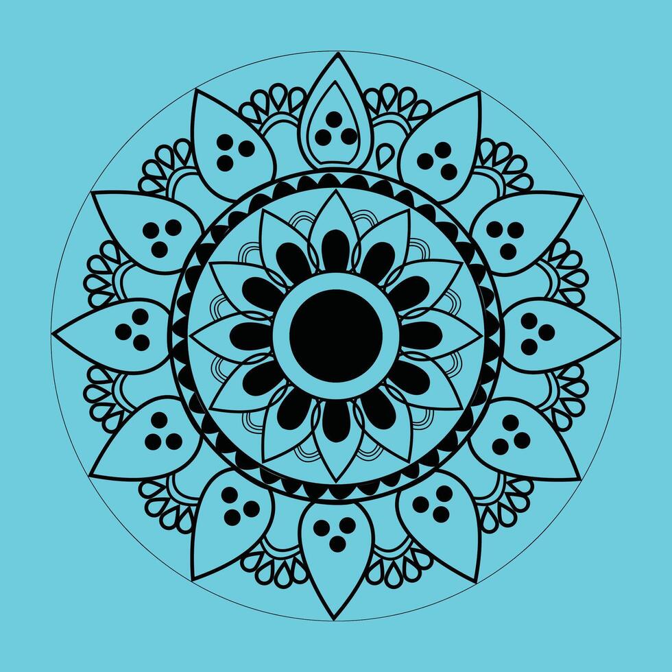 modern mandala design vector