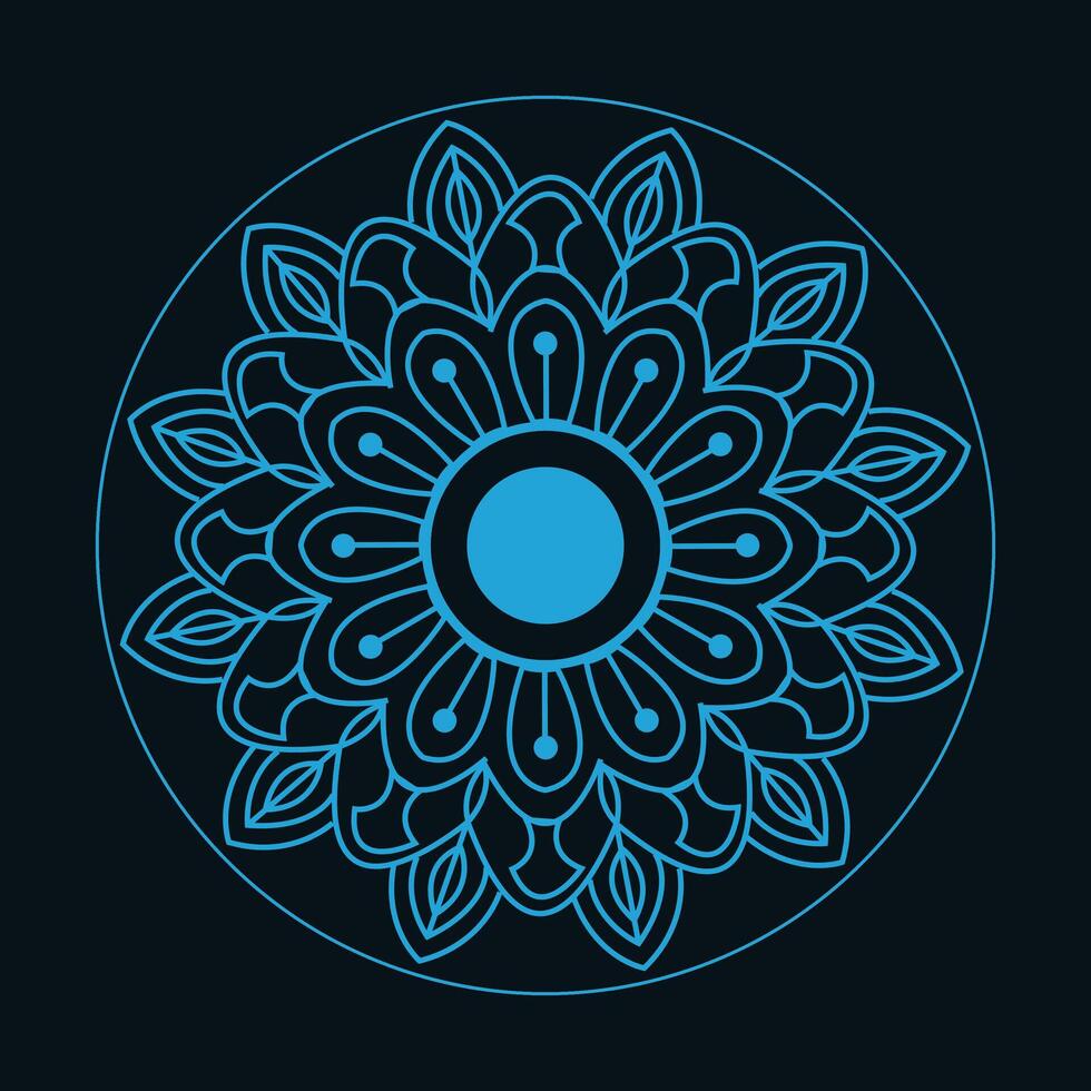 luxury mandala design vector