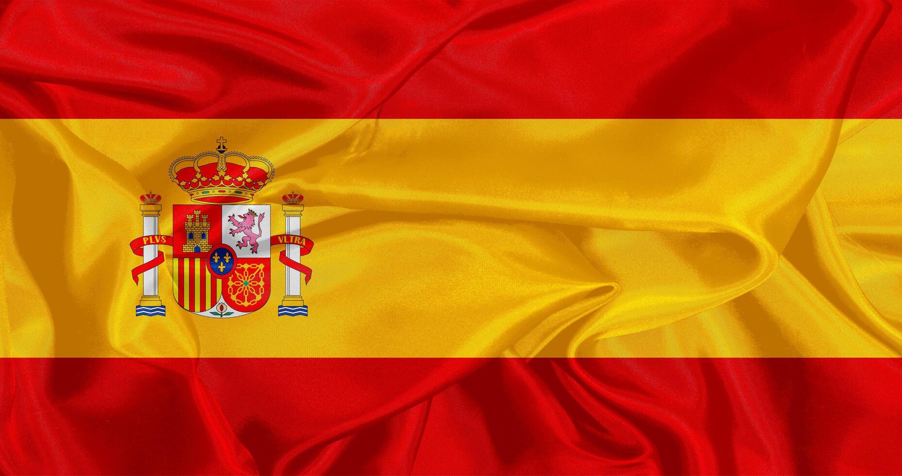 Flag of Spain Realistic Design photo