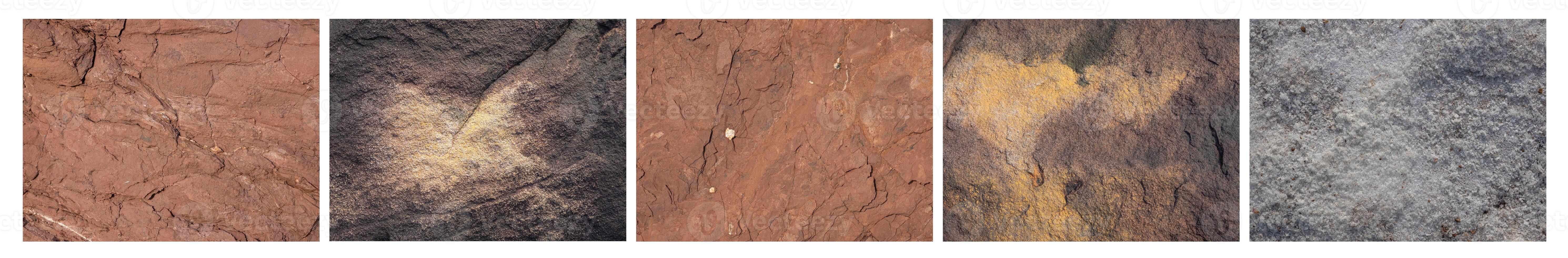Includes a set of natural stone texture background images. photo