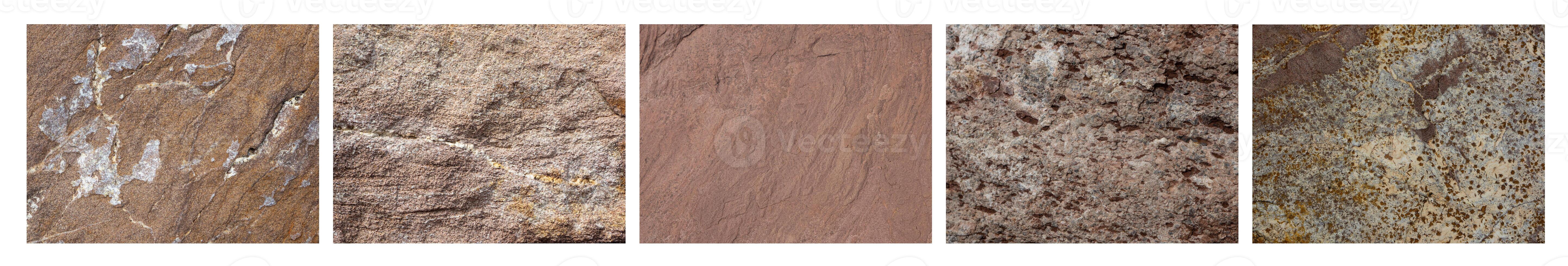 Includes a set of natural stone texture background images. photo