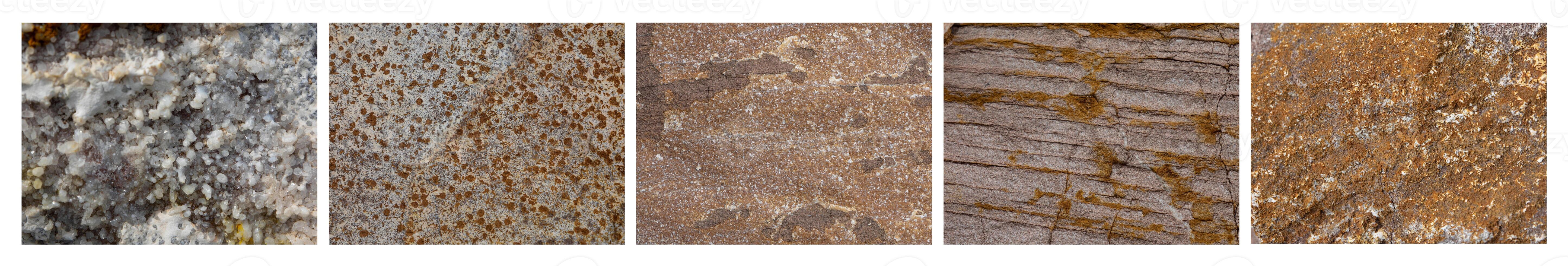 Includes a set of natural stone texture background images. photo