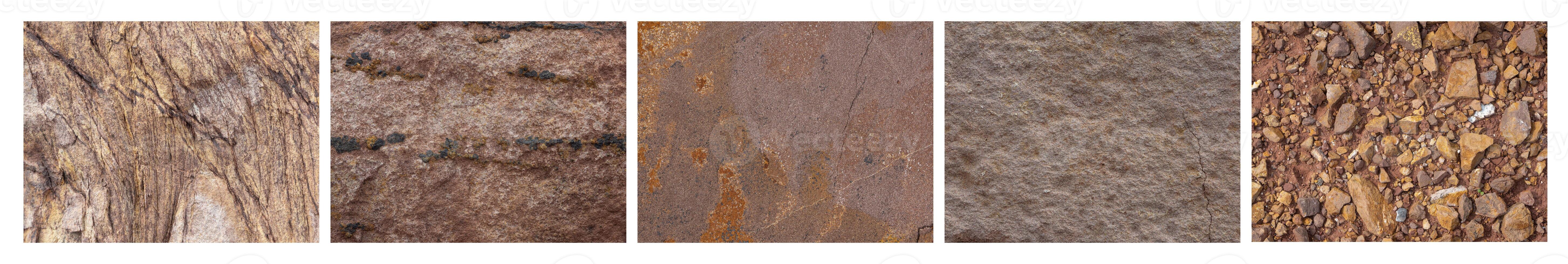 Includes a set of natural stone texture background images. photo