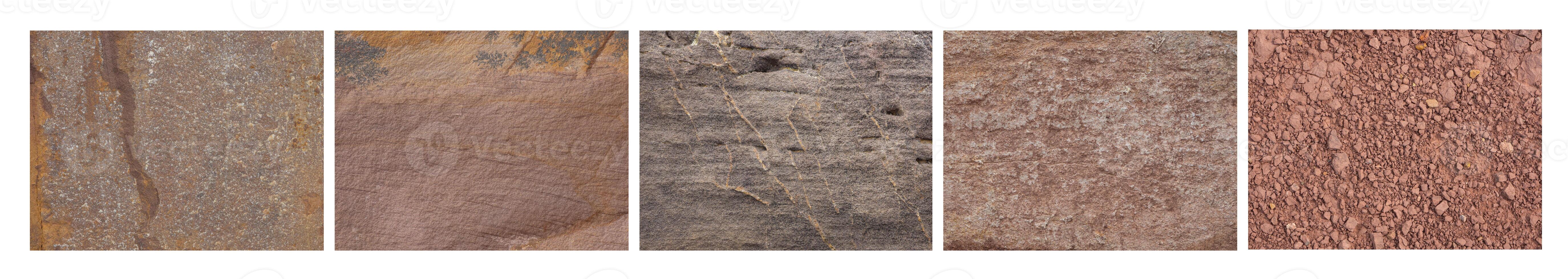 Includes a set of natural stone texture background images. photo