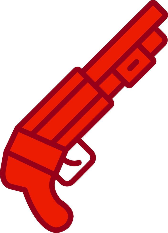 Short Gun Vector Icon