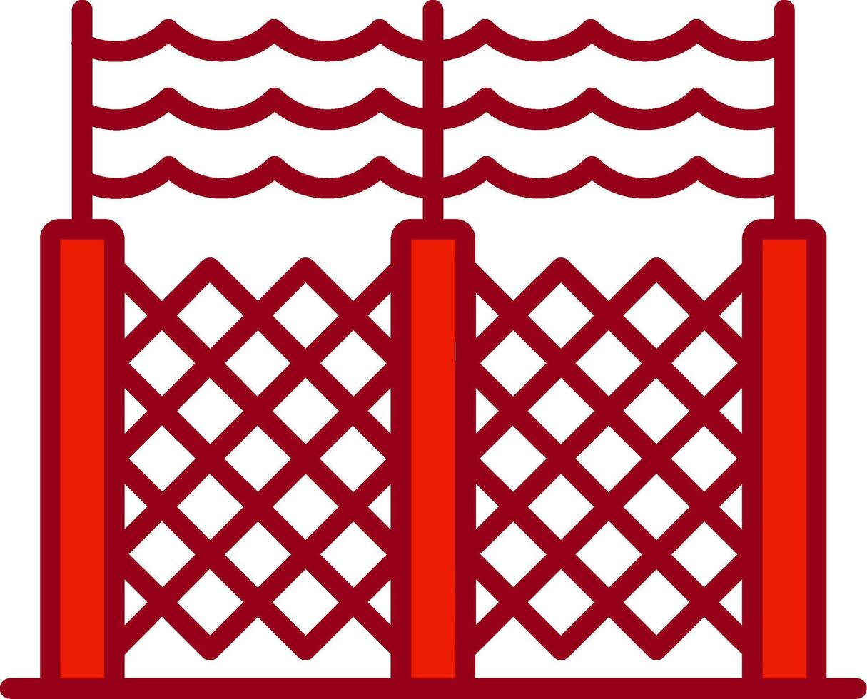 Barbed Wire Vector Icon