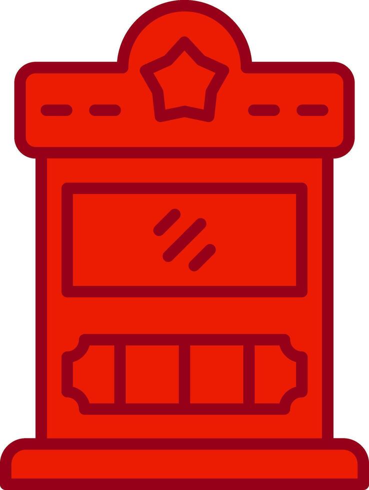 Ticket Box Vector Icon