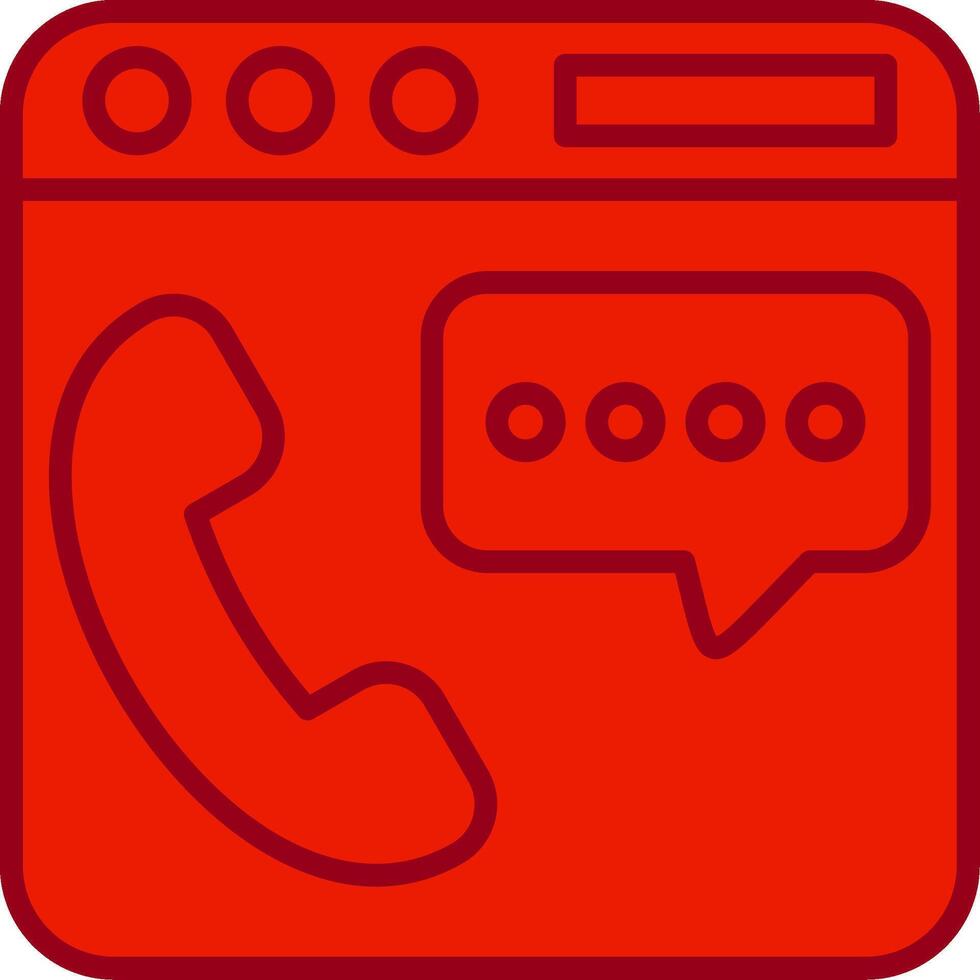 Phone Chat Vector Icon