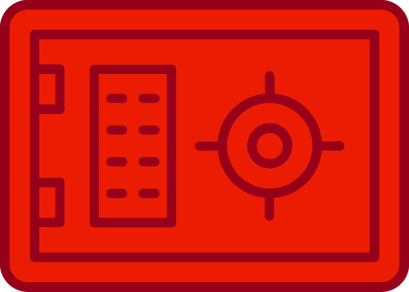 Safe Box Vector Icon
