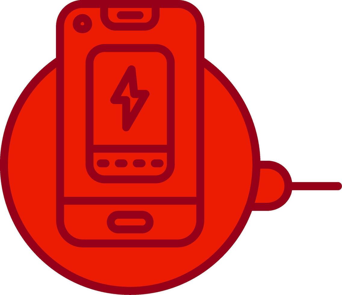 Wireless Charger Vector Icon