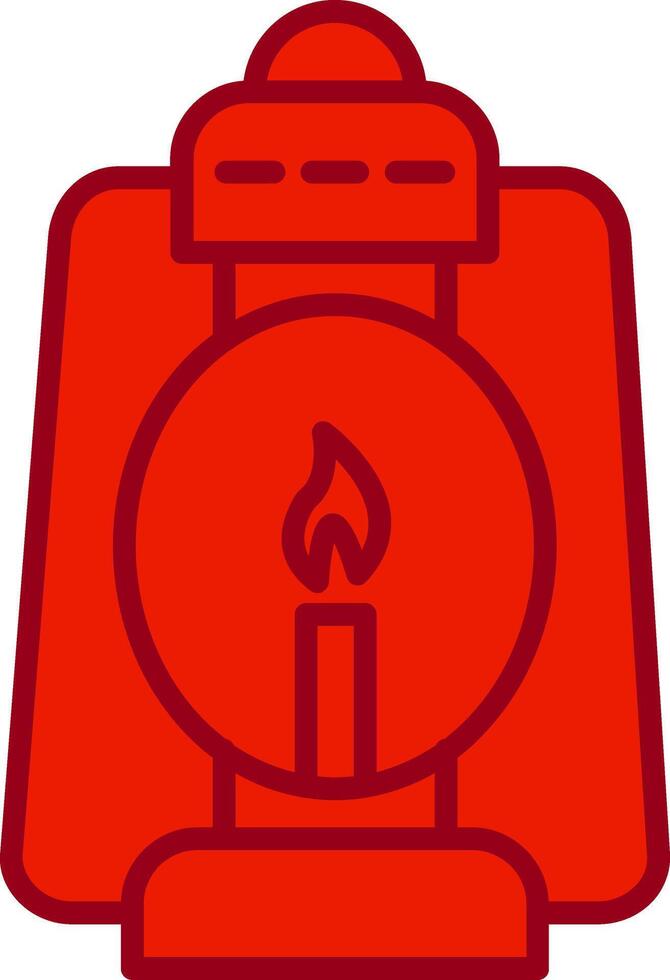 Oil Lamp Vector Icon