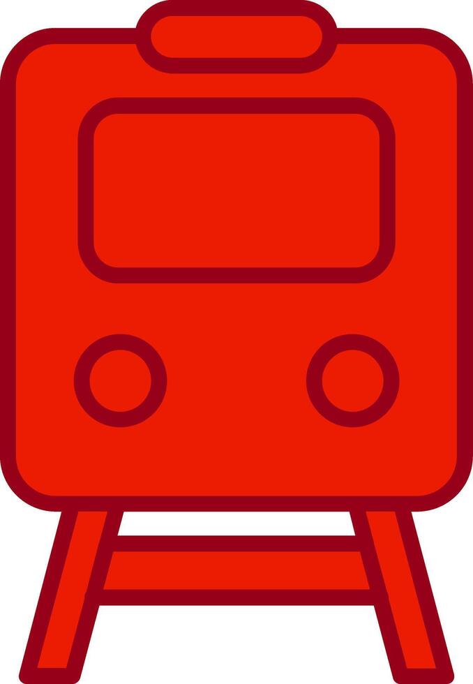 icono de vector de tren