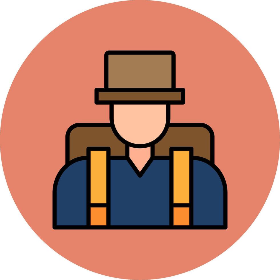 Tourist Vector Icon