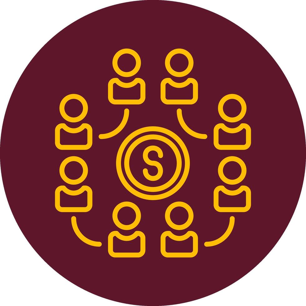 icono de vector de salario