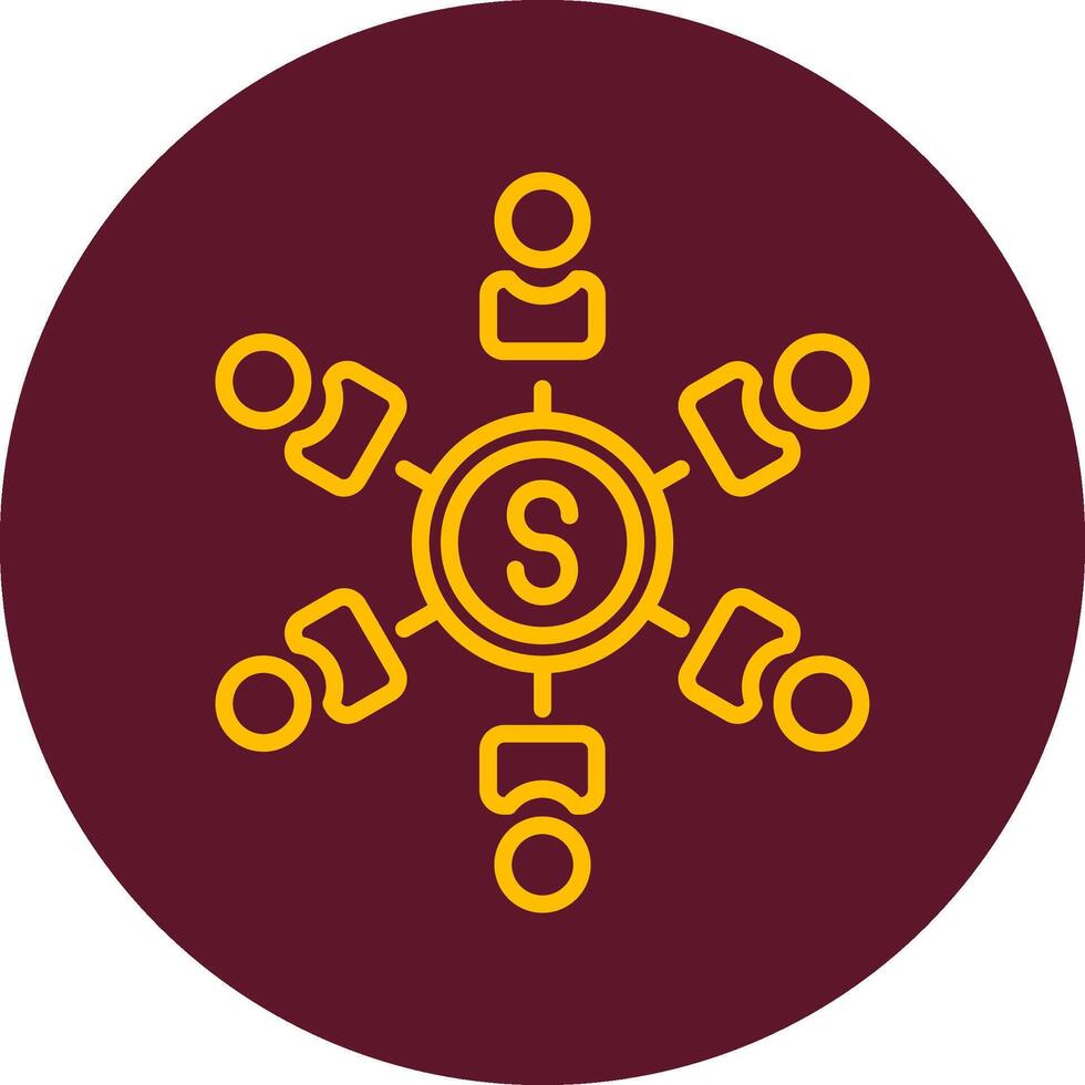 icono de vector de salario