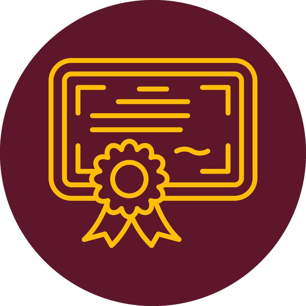 Certificate Vector Icon