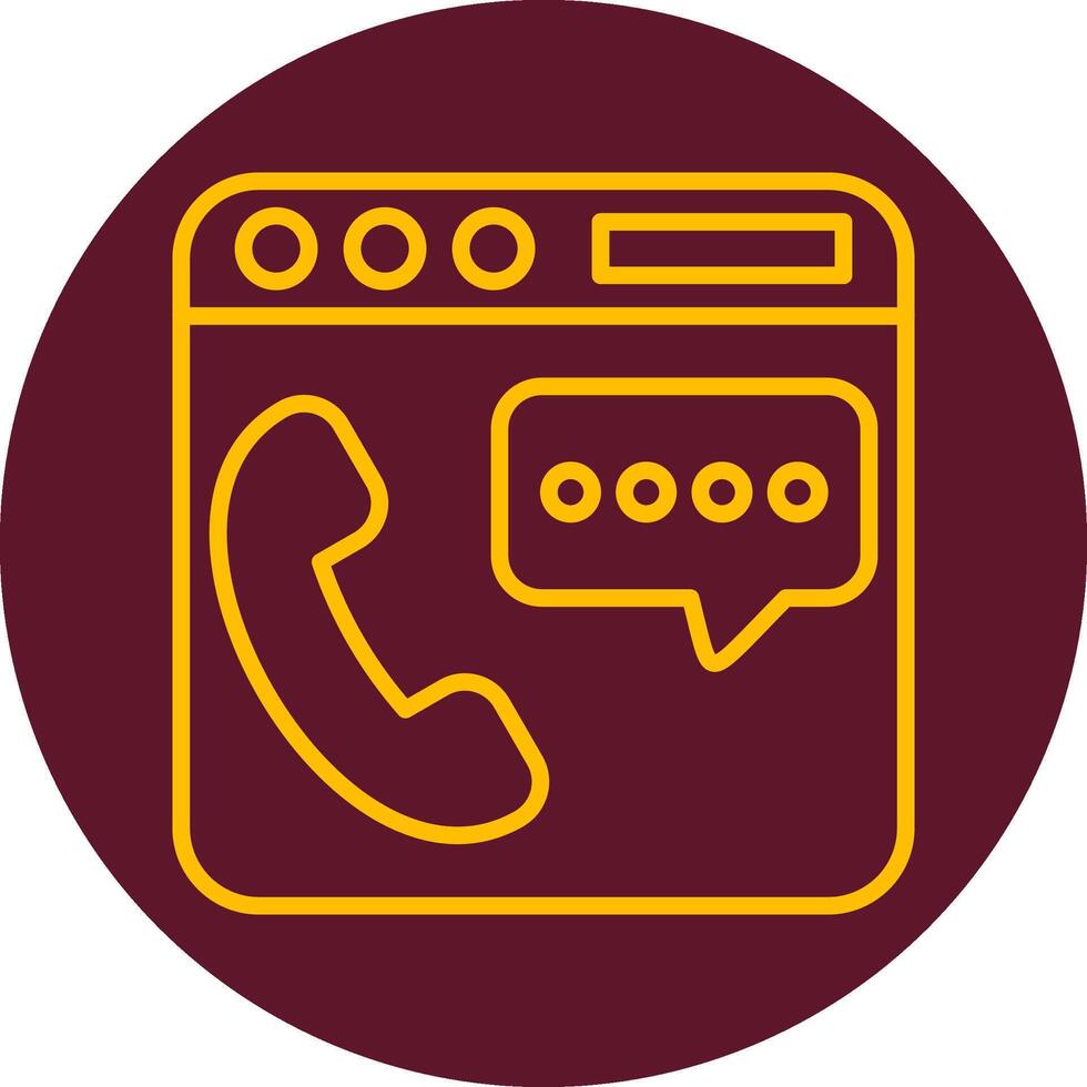 Phone Chat Vector Icon