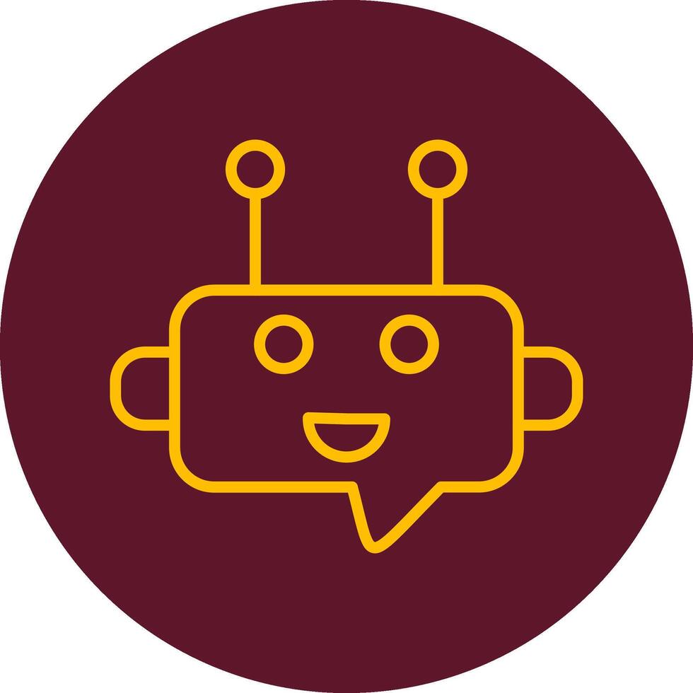 Robot Chat Vector Icon