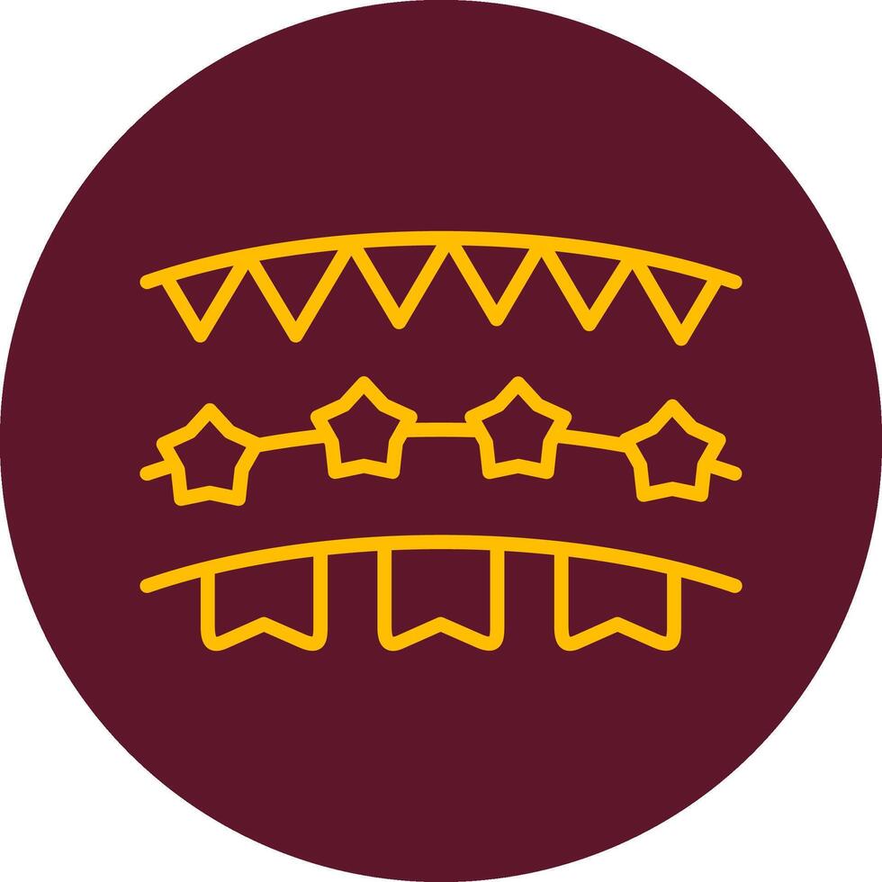 Bunting Vector Icon