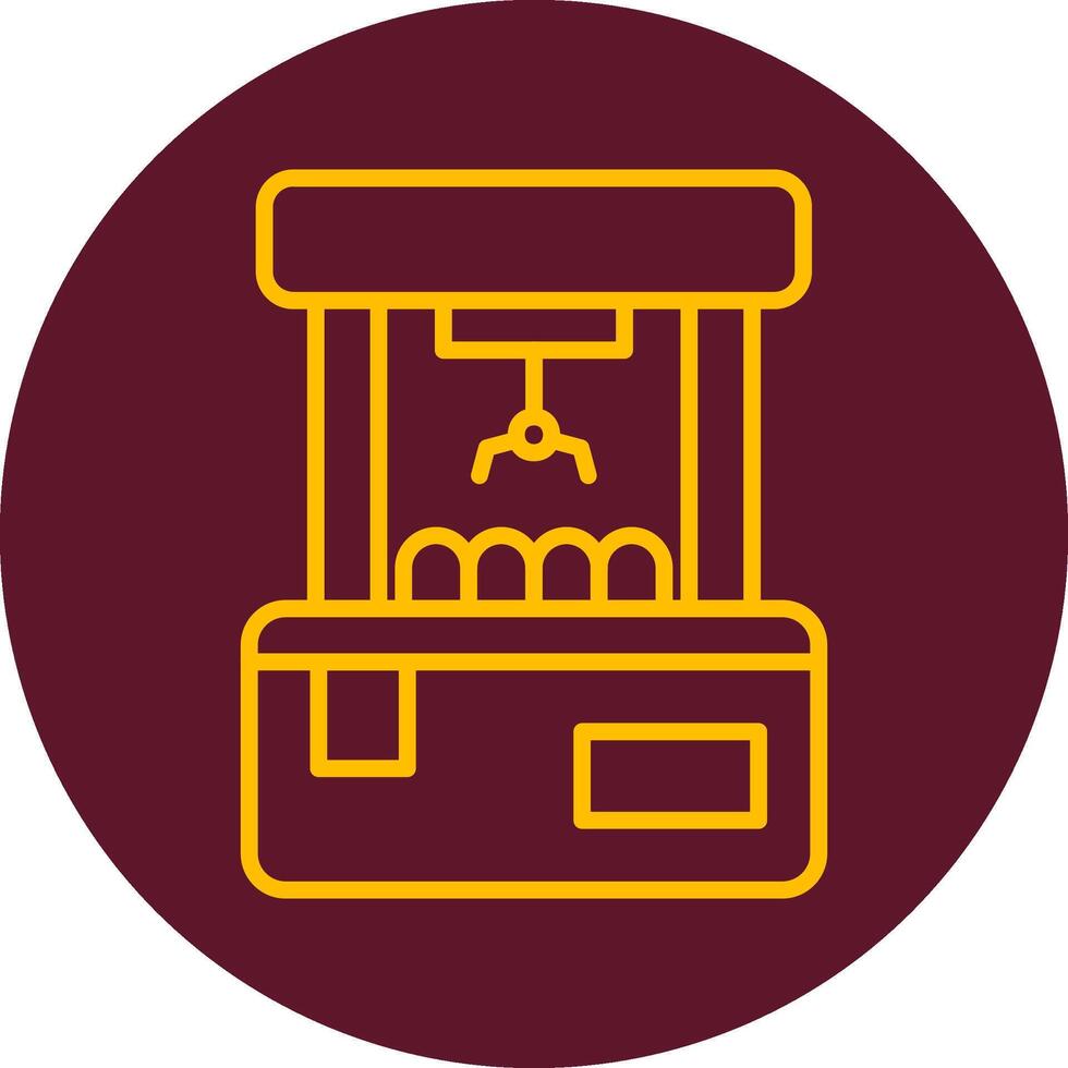 Claw Machine Vector Icon