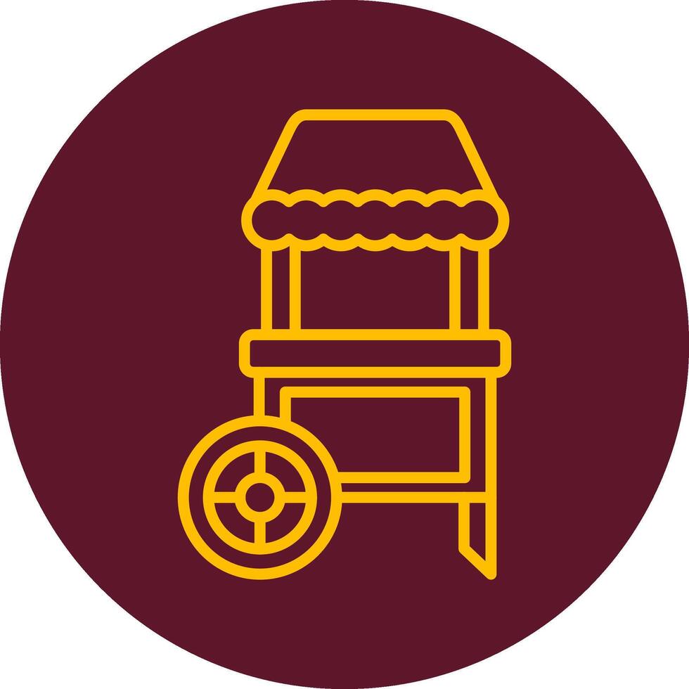 Food Stand Vector Icon