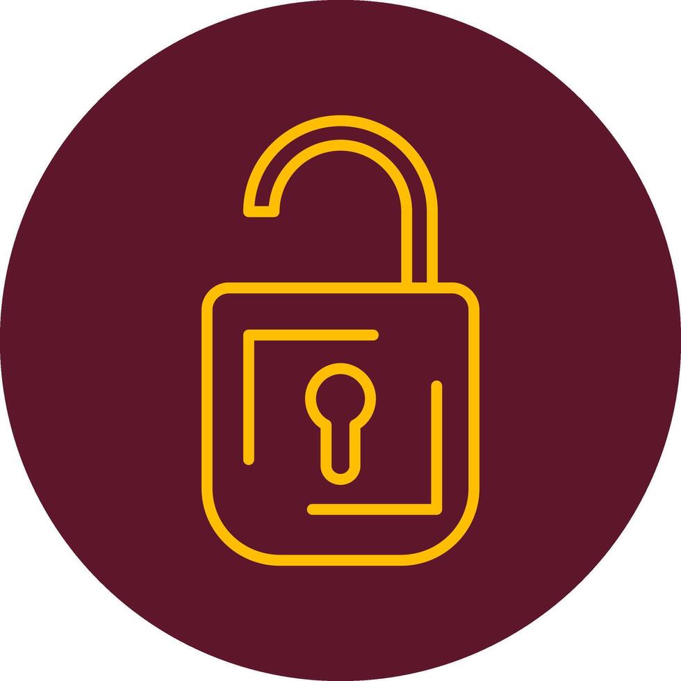 Open Padlock Vector Icon