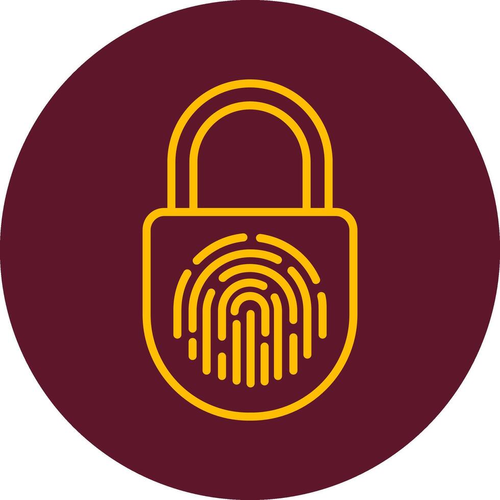 Fingerprint Vector Icon