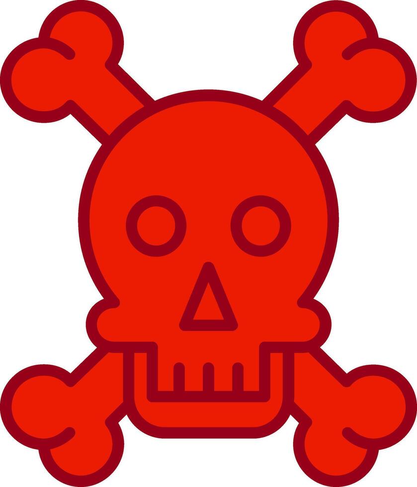 Skull And Bones Vector Icon