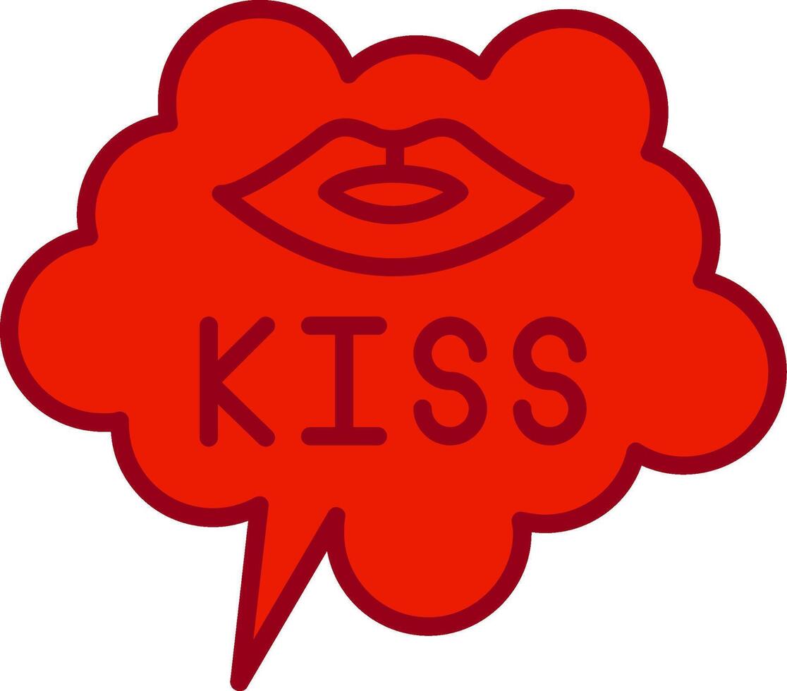 Kiss Vector Icon