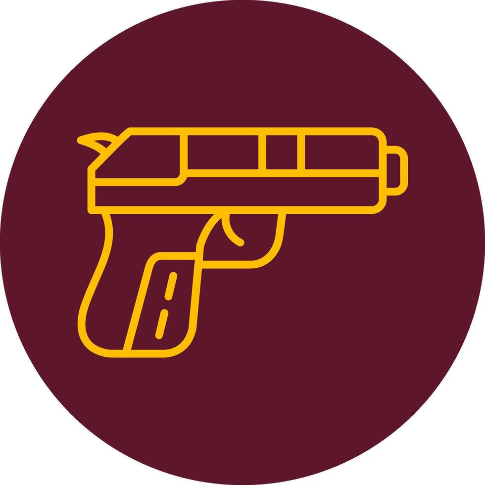 icono de vector de pistola