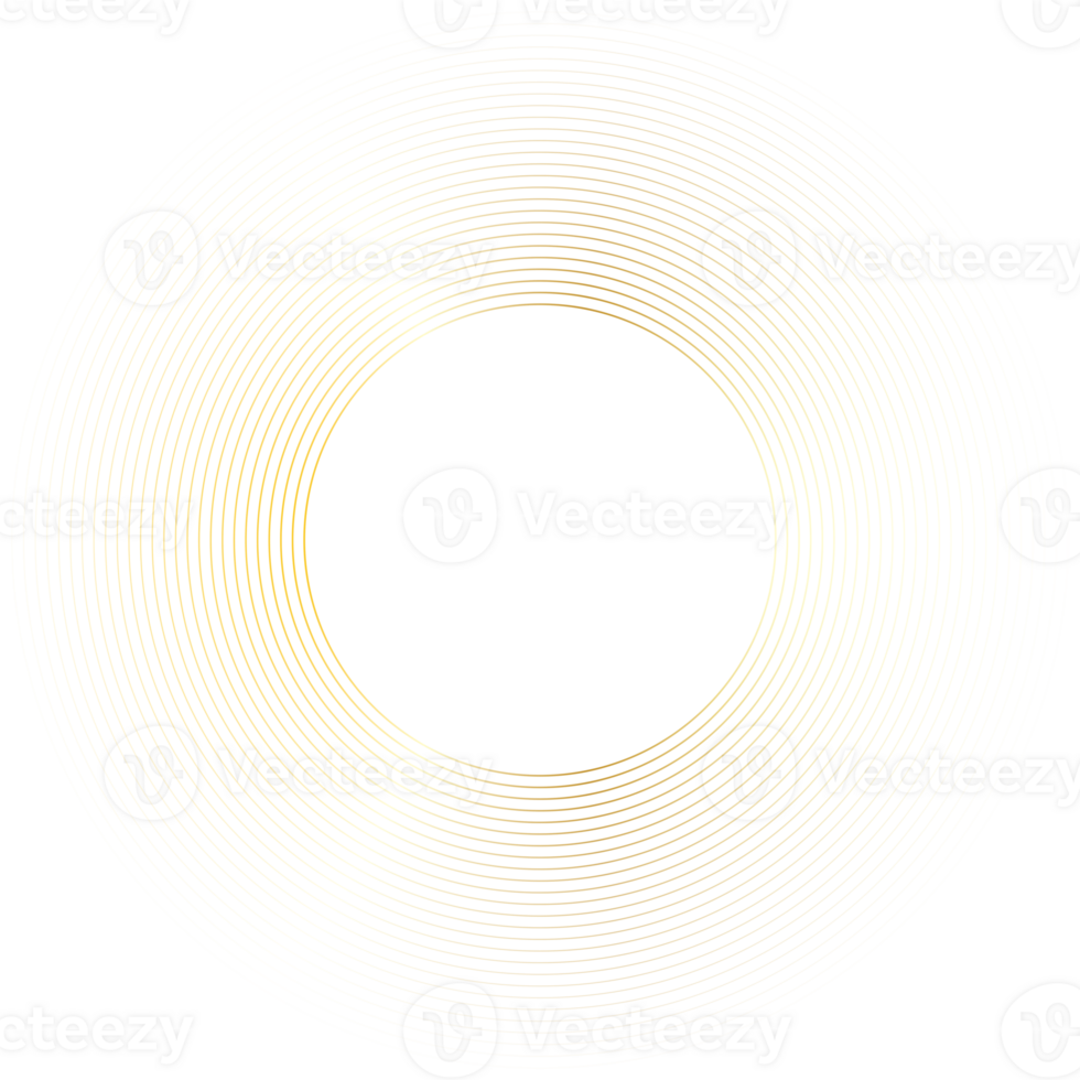 golden circle transparent background png