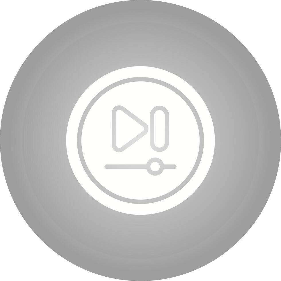 Video Next Track Button Vector Icon
