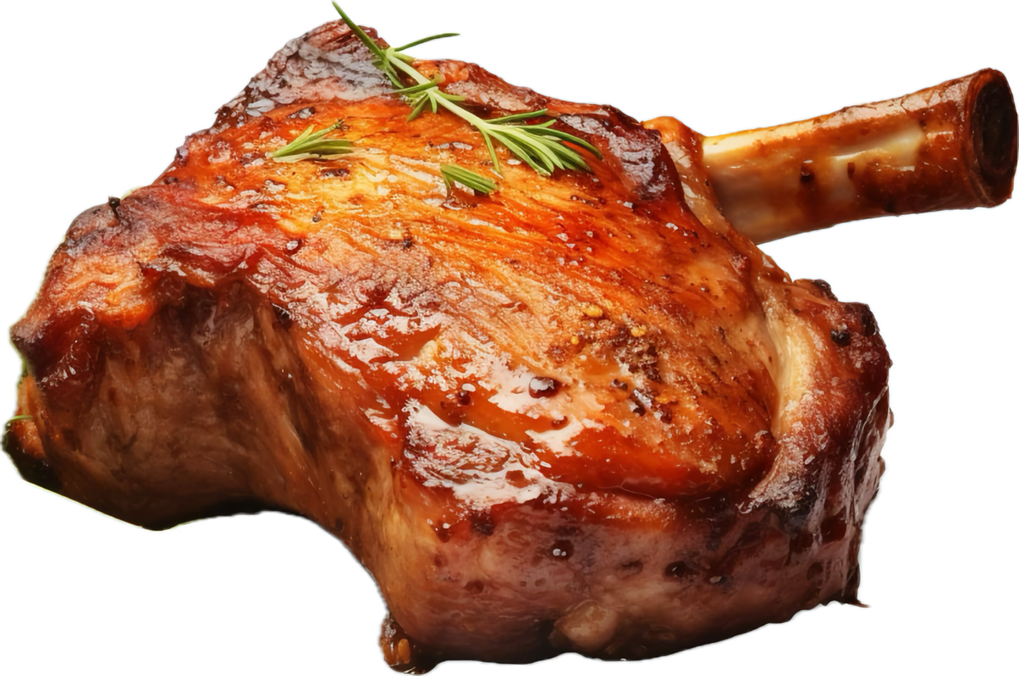 AI generated grilled pork knuckle png