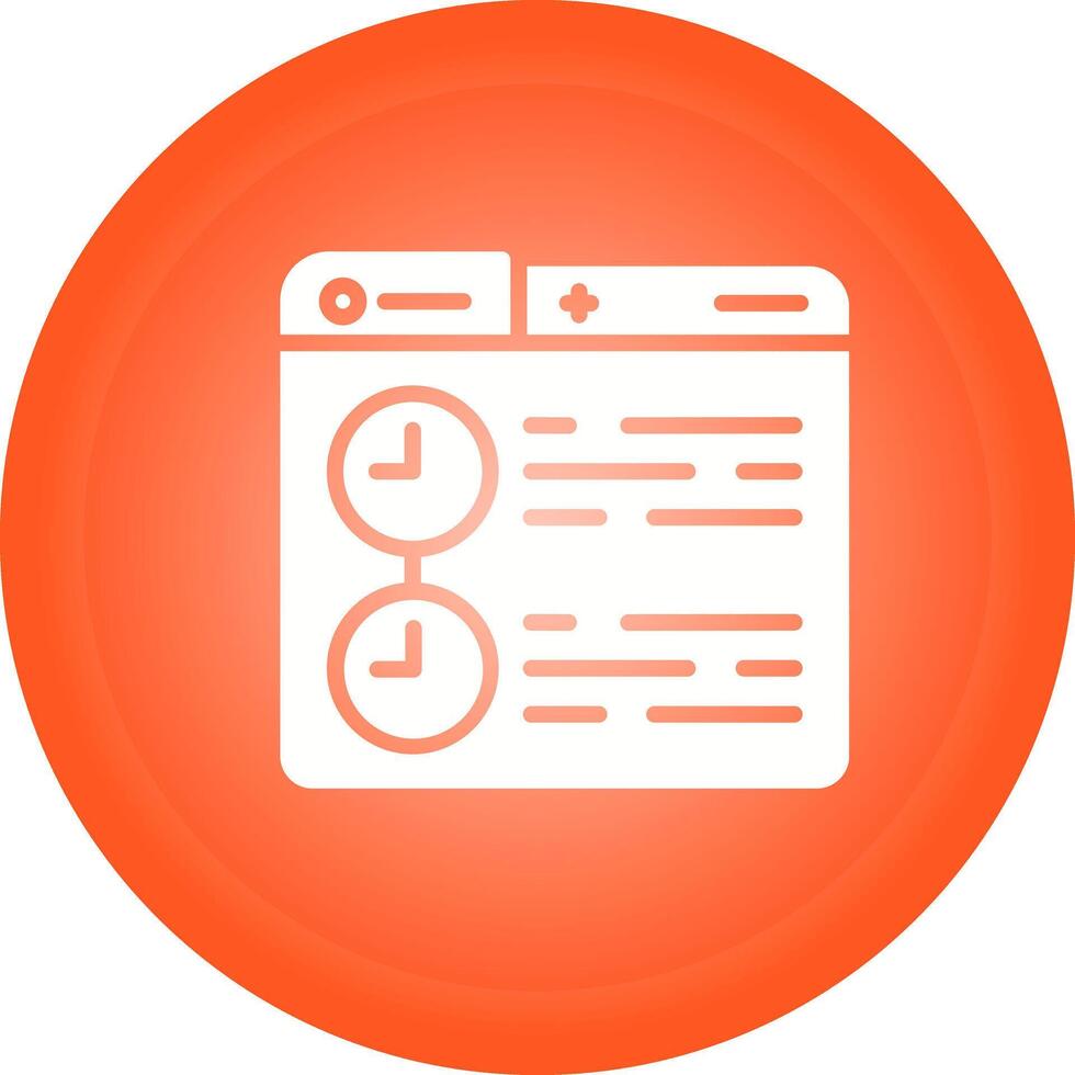 Timeline Vector Icon