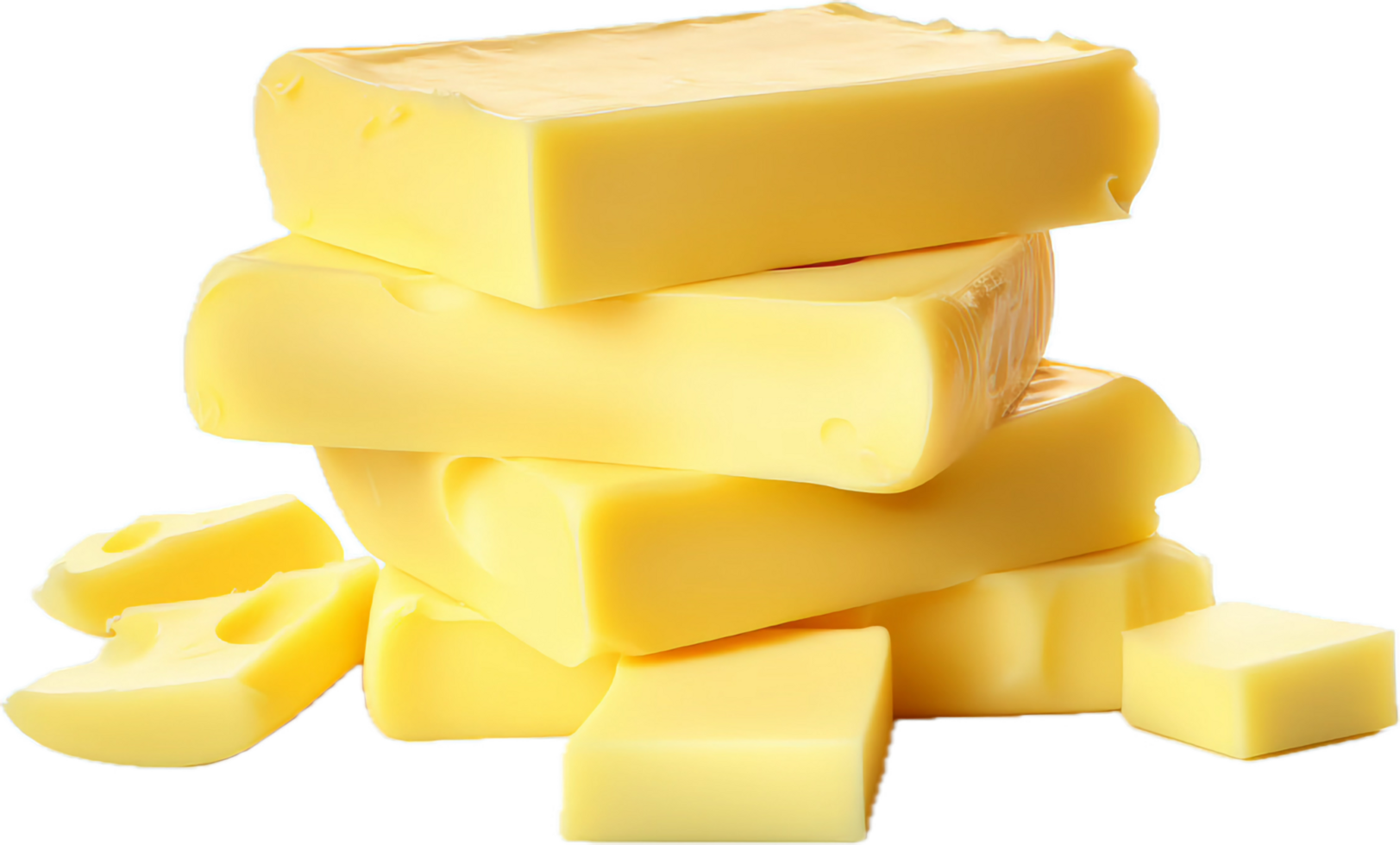 AI generated slices of butter png 37492917 PNG