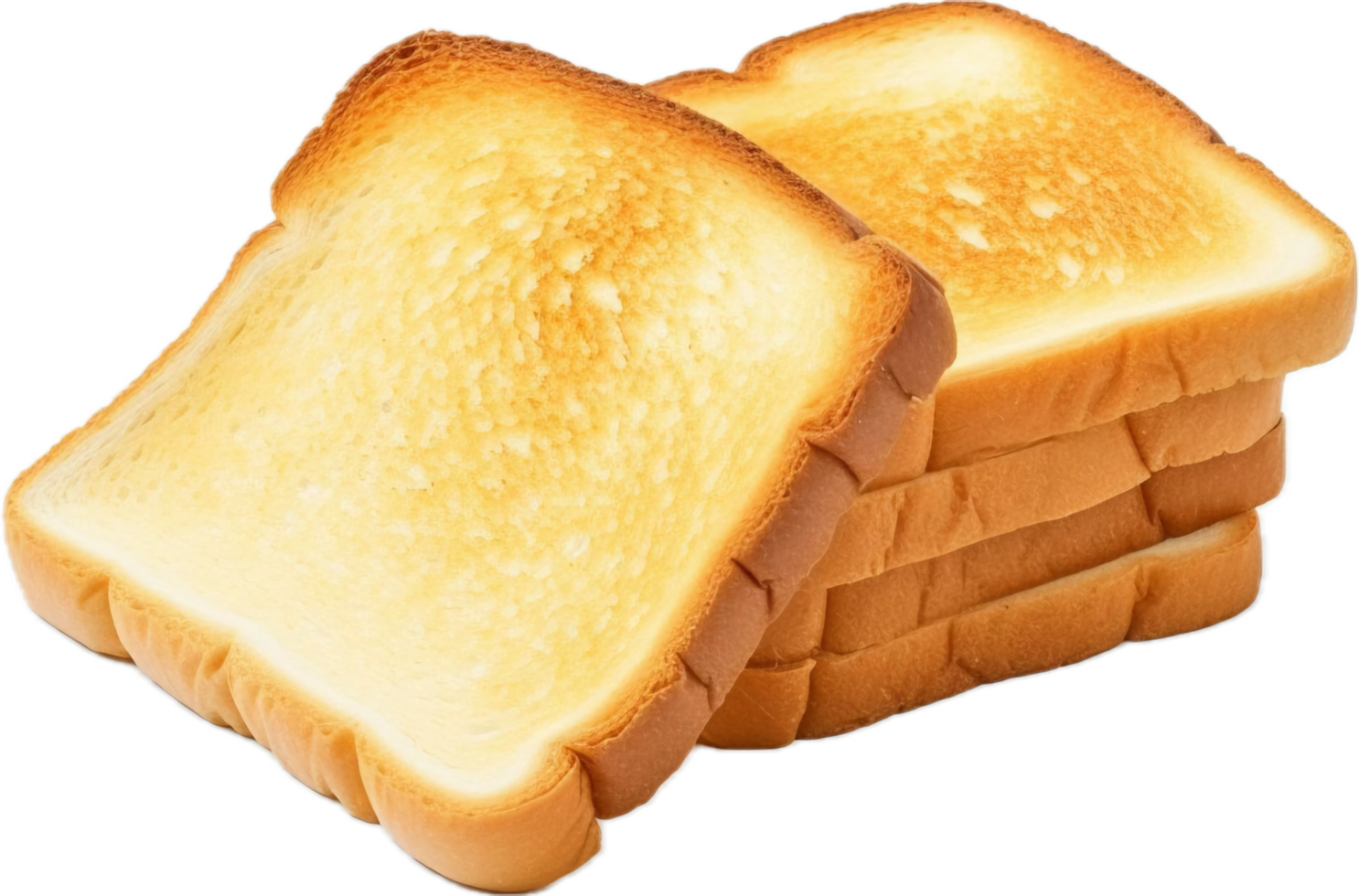AI generated toast bread png