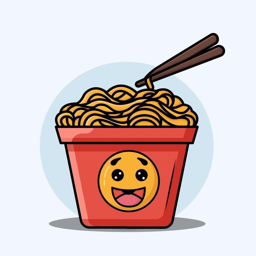 Noodle Vector Illustration
