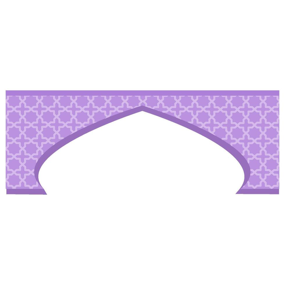 Islamic frame border vector