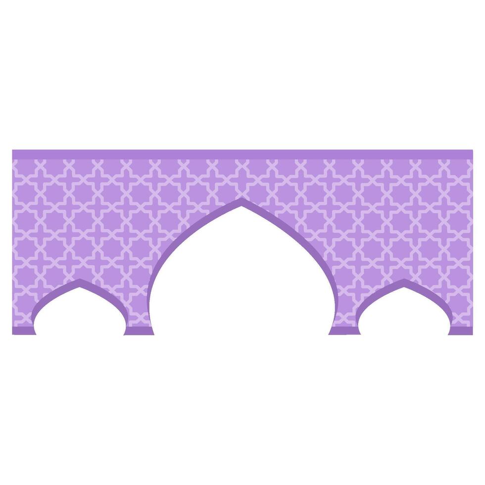 Islamic frame border vector