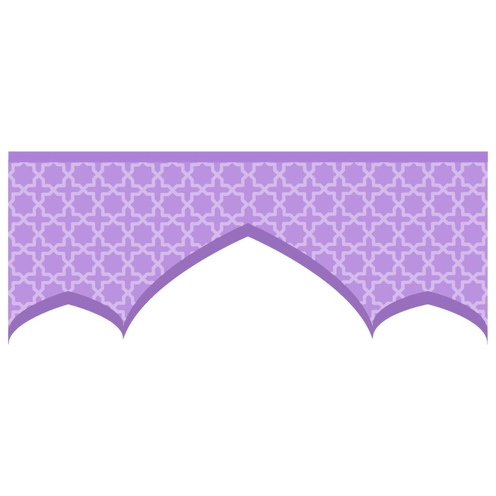 Islamic frame border vector