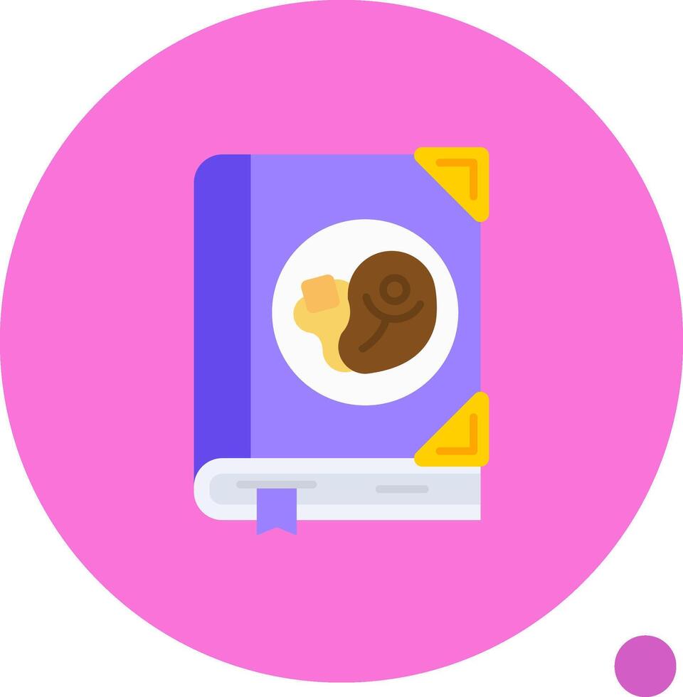 Cook Long Circle Icon vector