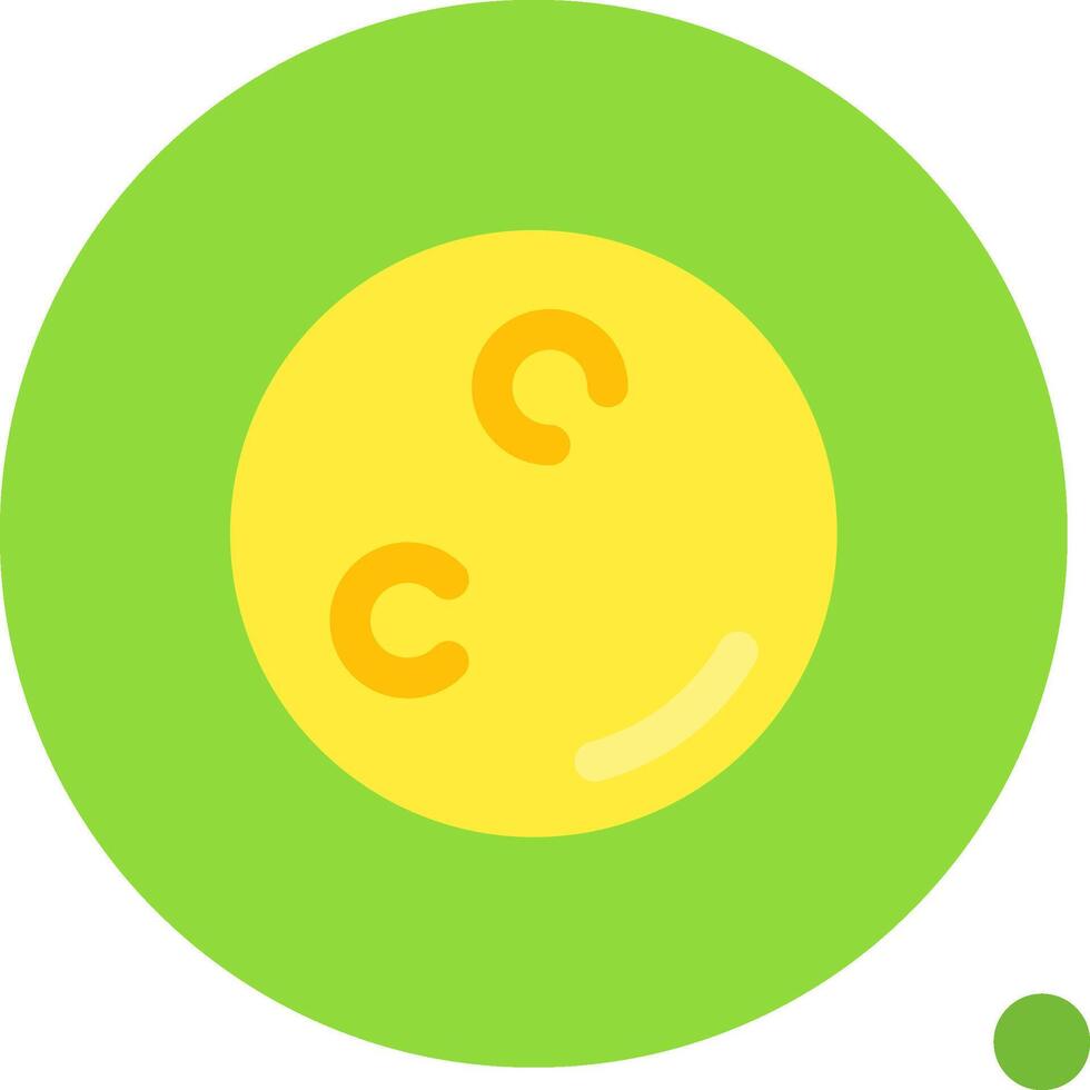 Moon Long Circle Icon vector